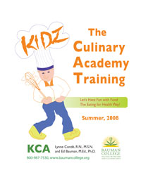 KIDZ Culinary Academy Training Front Cover