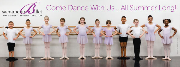 image:The School of Sacramento Ballet Summer Promotions 2020 Fence Banner (96x36 inch)