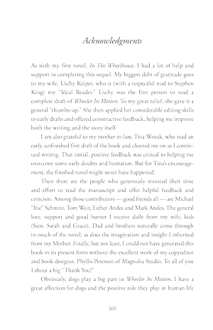 image: Wheeler In Motion: A Novel Acknowledgments