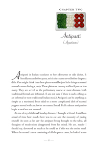 image: Love Italian Style: Family Recipes and Stories Antipasti Chapter