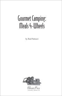 image: Gourmet Camping: Meals For Wheels Title Page