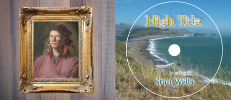 image: "High Tide" CD Package Inside — Artist Portrait and Jenner Beach