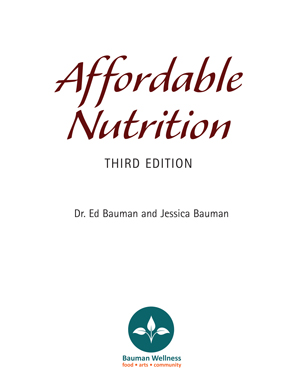 image: Affordable Nutrition Third Edition Title Page