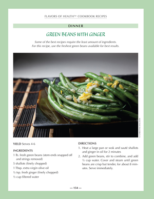 image: Nourishing Wisdom Green Beans with Ginger