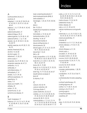 image: Metabolic Flexibility Ebook Index