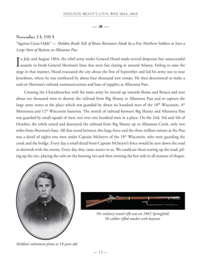 image: Civil War Memoir Enlistment Photo