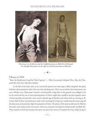 image: Civil War Memoir Confederate Prisoners