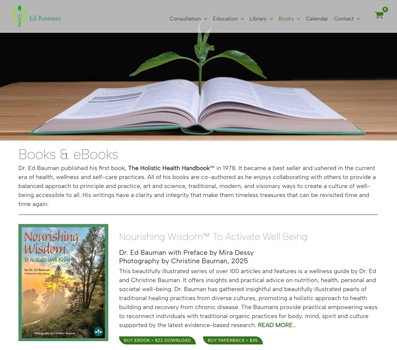image: EdBauman.com Books Page