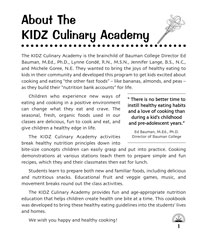 image: KIDZ Culinary Academy Cookbook Introduction