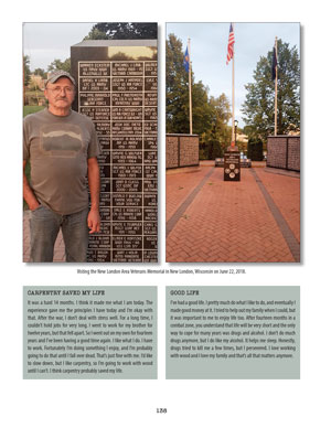 image: The Letters: Experiences of Vietnam Vietnam Memorial in New London, WI