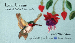 Lori Uvaas, Business Card