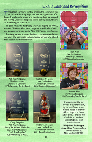 image: Mural Project Booklet Awards and Recognition