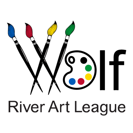 graphic: New London Wolf River Art League logo