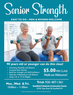 image: Rekindle Hope Yoga Fall 2022 Flyer Senior Strength