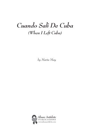image: Cuando Sali de Cuba (When I Left Cuba) Title Page