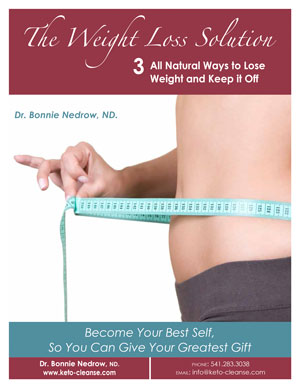 image: Bonnie Nedrow, ND. The Weight Loss Solution Booklet