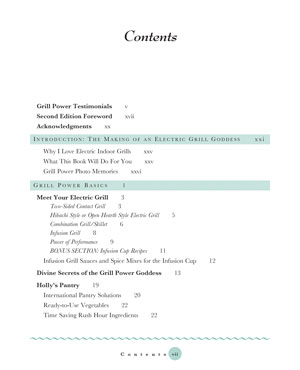image: Grill Power: Second Edition™ Table of Contents