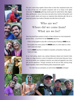 image:Generate Tribes Gathering Flyer Page 2