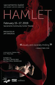 Sacramento Ballet 2019 Hamlet Poster