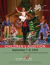 Sacramento Ballet 2019 Nutcracker Childrens Audition Flyer