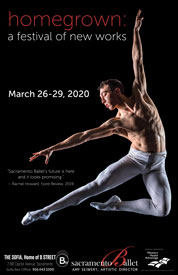 Sacramento Ballet 2020 Homegrown Poster